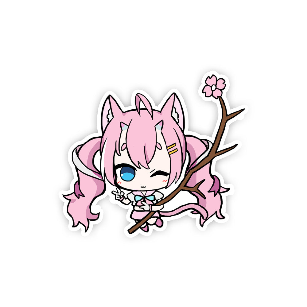 Chibidoki Flowers Sticker
