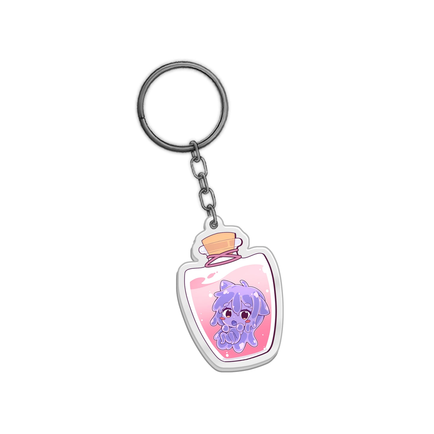 SulkyCats "Slime Bottle" Keychain