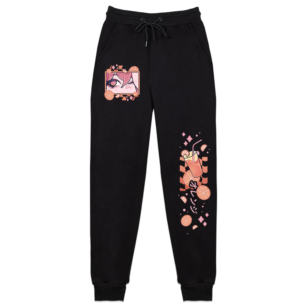 LUCIDIT.Y Orange Club Sweatpants