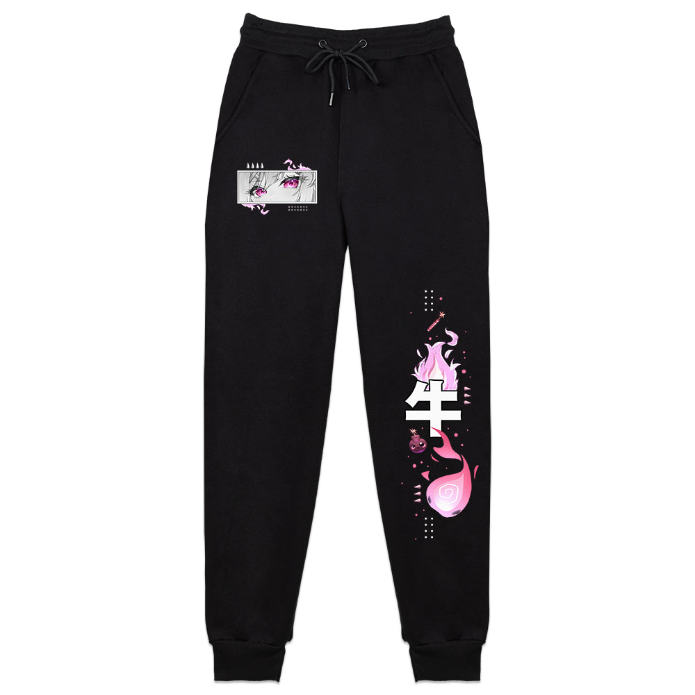 Firehouse Girls 3 Pups Sweatpants Ice Pink