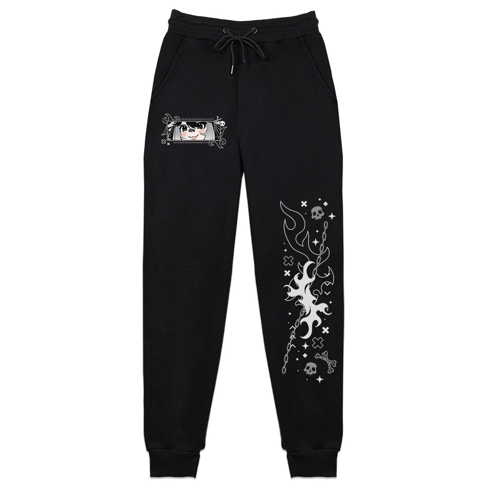 k1ttch3n Skull and Chain Sweatpants