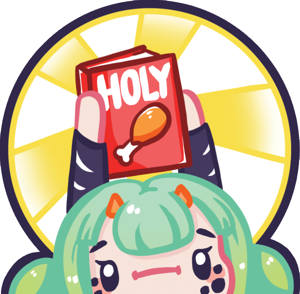 TaraRaizu Praise the Thigh Keychain