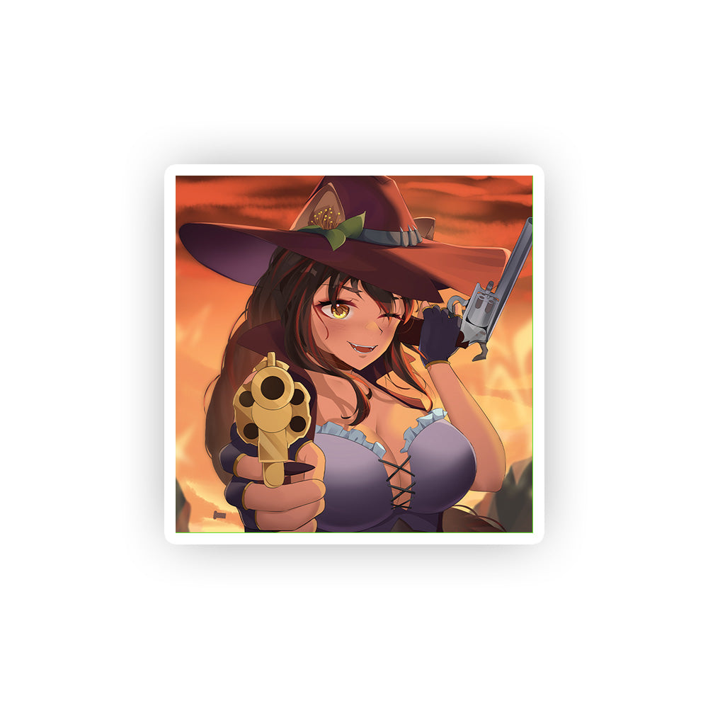 TauTassieTiger "Wild West" Sticker