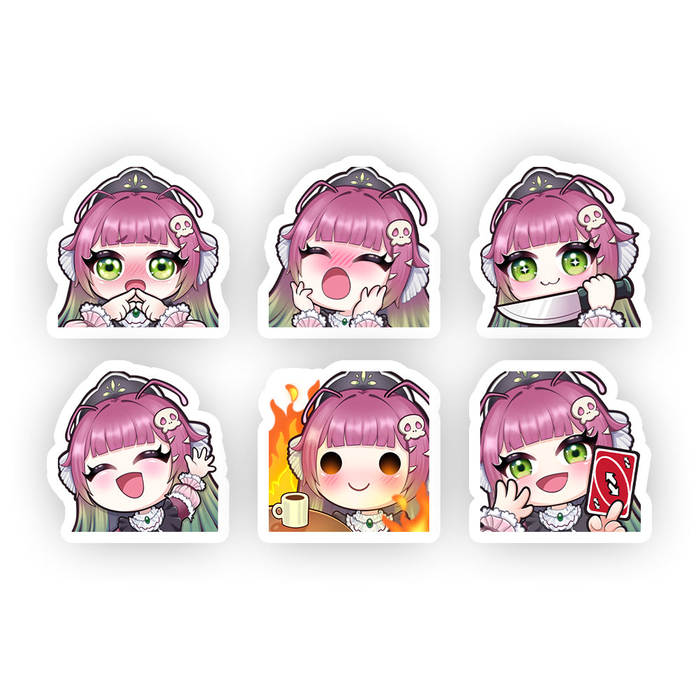 TheMorbidMoth Moth to a Flame Sticker Pack