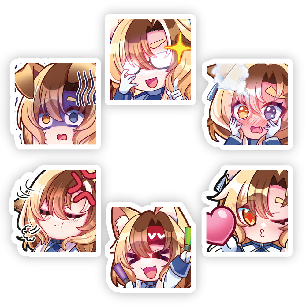 Tokie Shepherd "Emotes" Sticker Pack