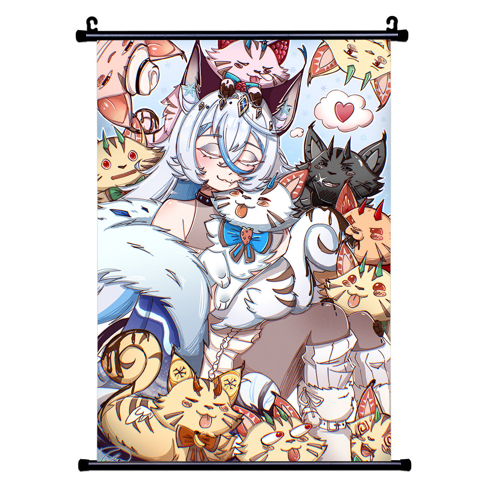 Veli Flopper Family Picture Wallscroll