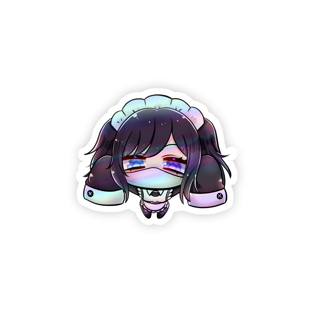 Virtual Maid Miyu Holographic Sticker