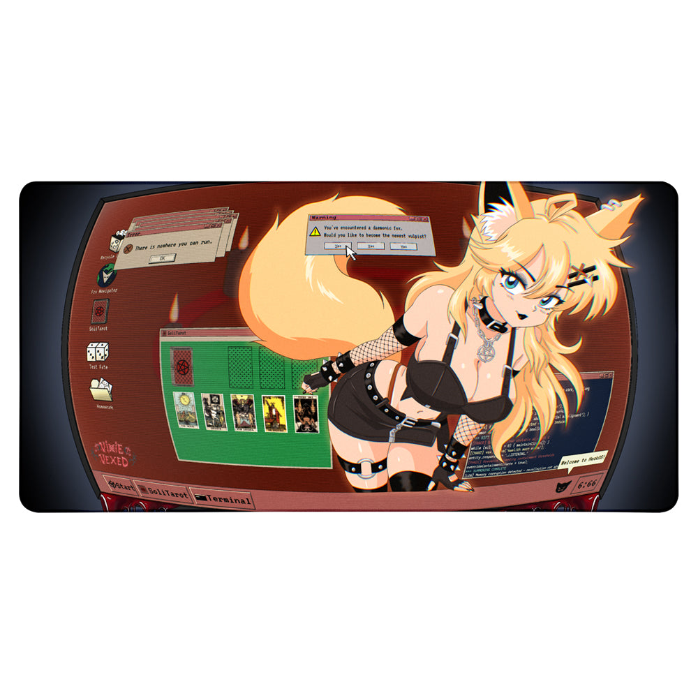 Vixie Vexed "Digital Demon" XXL Mousepad