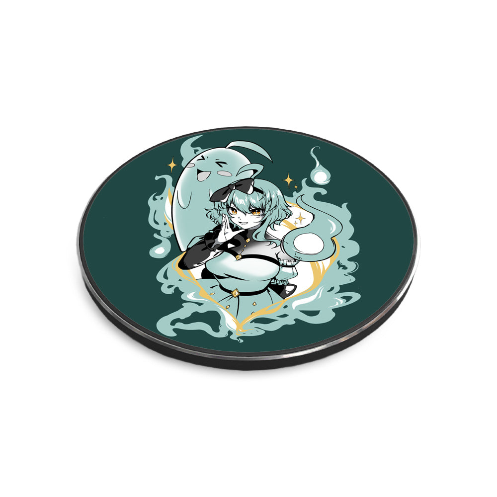 GhostGirlMarlie Oshi Hoshi Golden Ghost Wireless Phone Charger