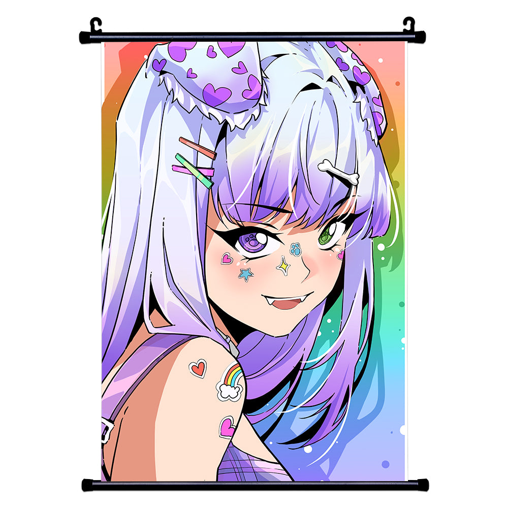 Meowdalyn Puppy Dog Girl Wall Scroll