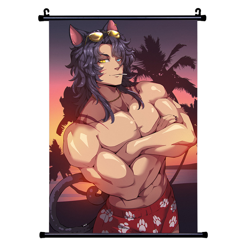 TaigaChama Summer Sunset Wall Scroll