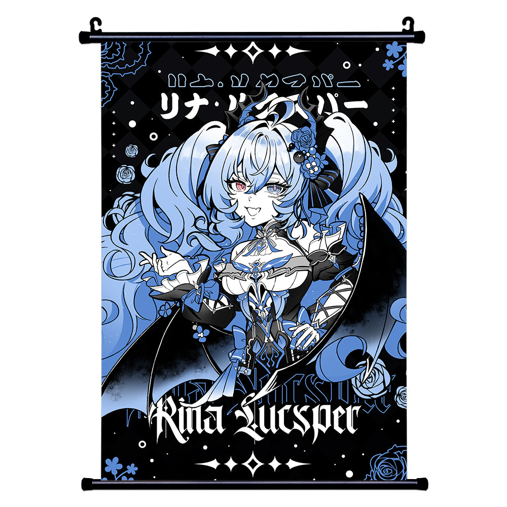 Rina Lucsper "Ojou Sloth Demon" Wall Scroll