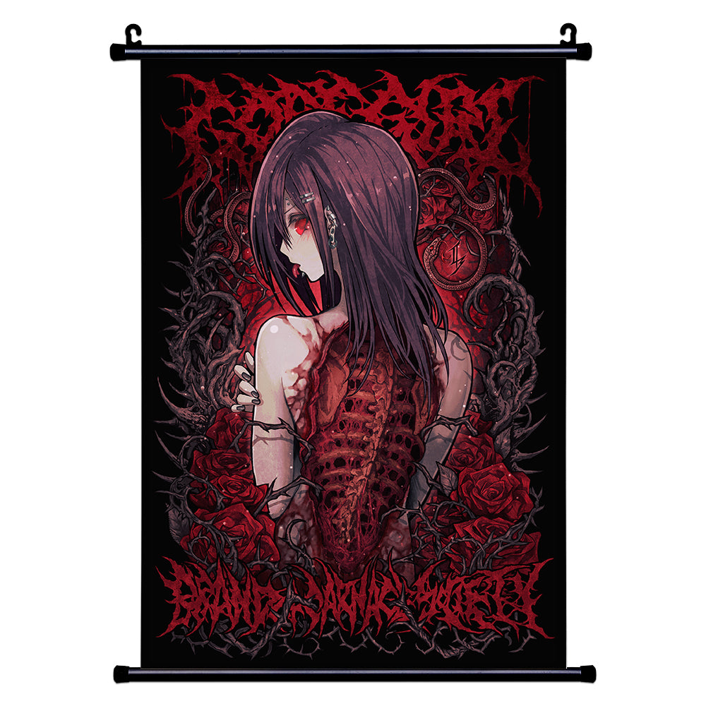 GORE-GIRL Open Wounds Wall Scroll
