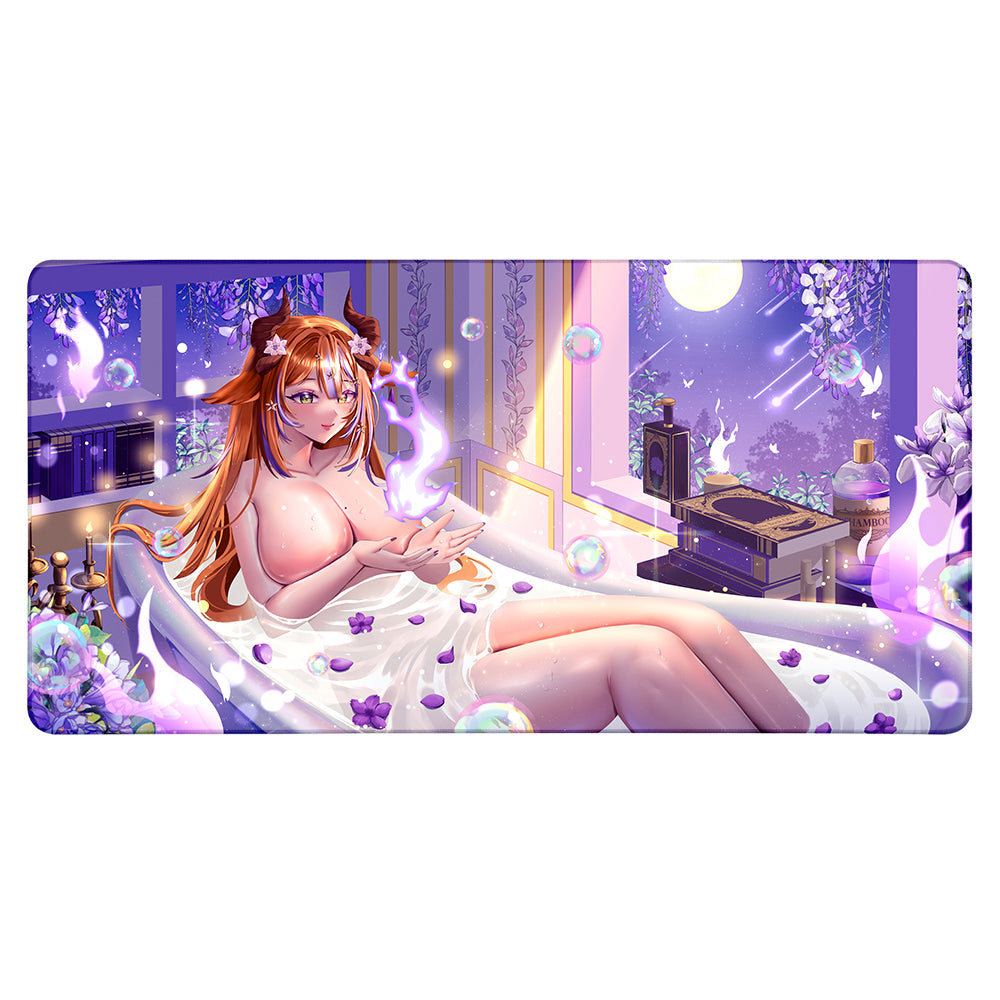 Wild Violets "Bath Time" XXL Mousepad