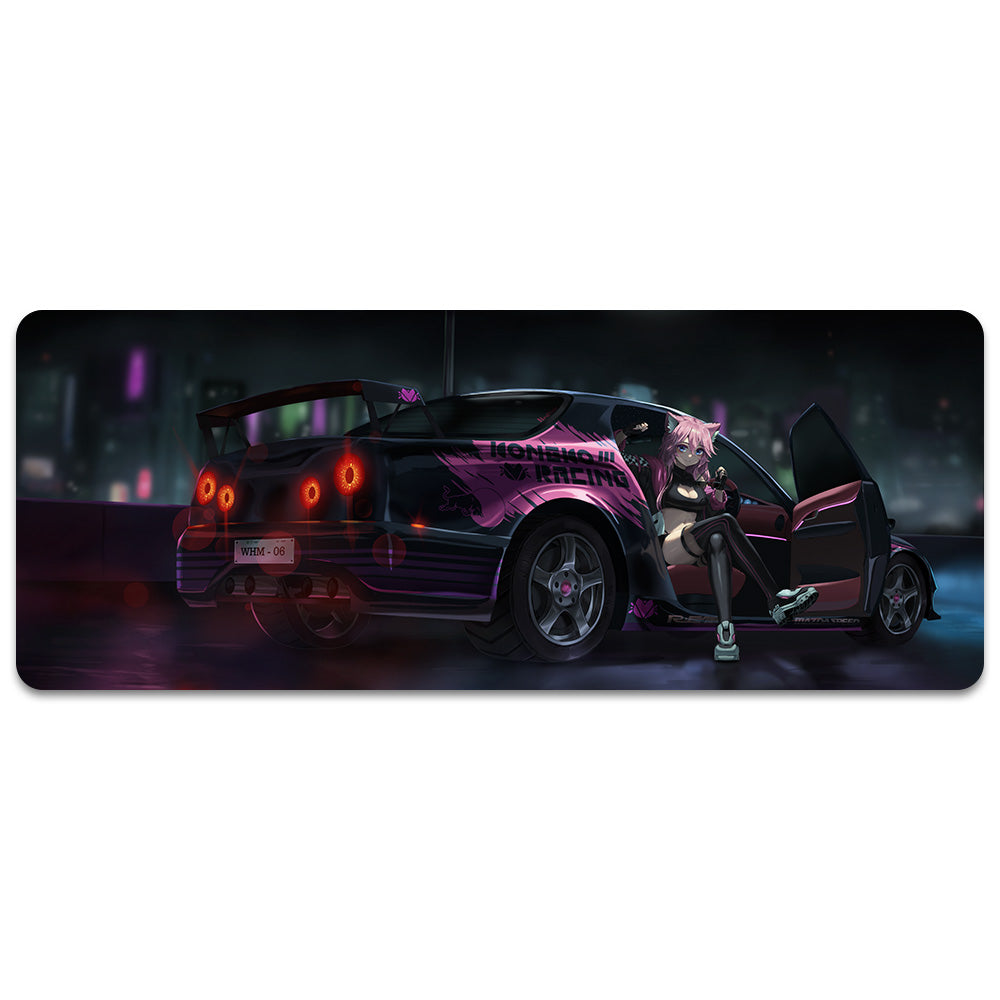 Whimsiez Night Racing XL Mousepad