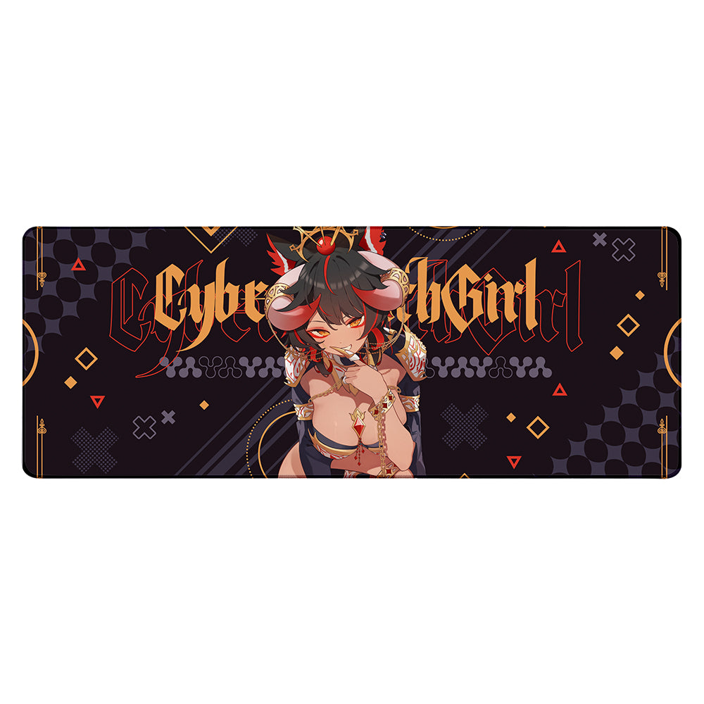 CyberPeachGirl Crimson Goddess XL Mousepad