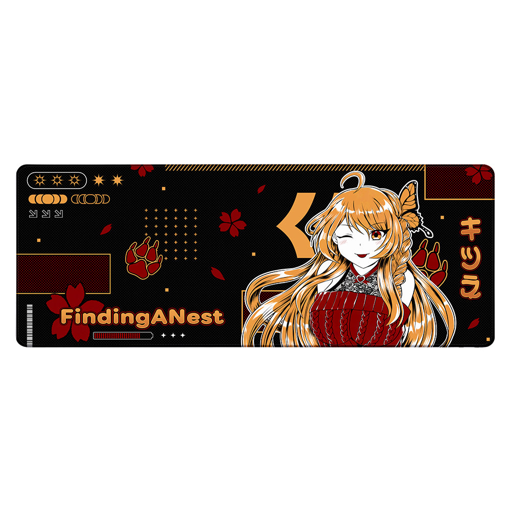 FindingANest Cozy Kitsune XL Mousepad