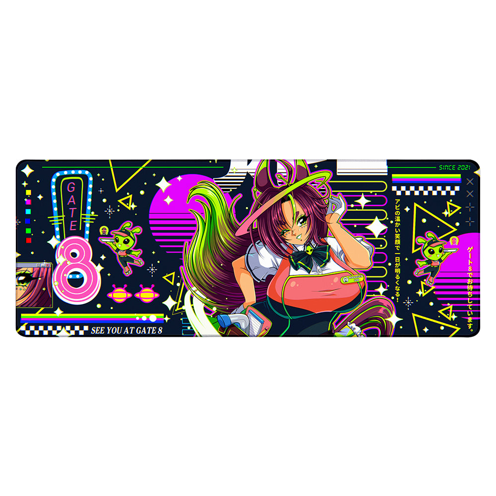Abi Alien 'Retro Anime' XL Deskmat