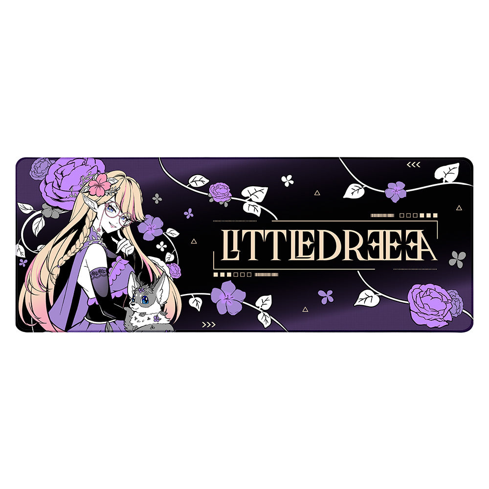 Littledreeea Floral XL Mousepad