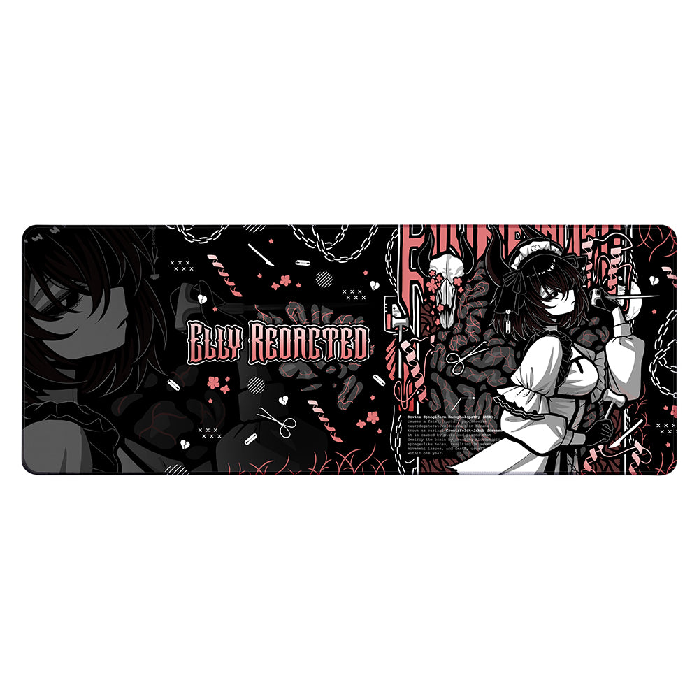 EllyRedacted "Mad Cow Doctor" XL Mousepad