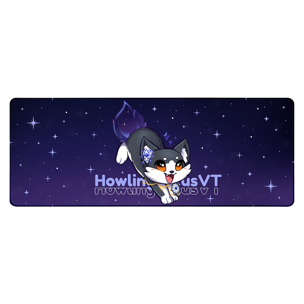 HowlingLotusVT "Moonlight Howl" XL Mousepad