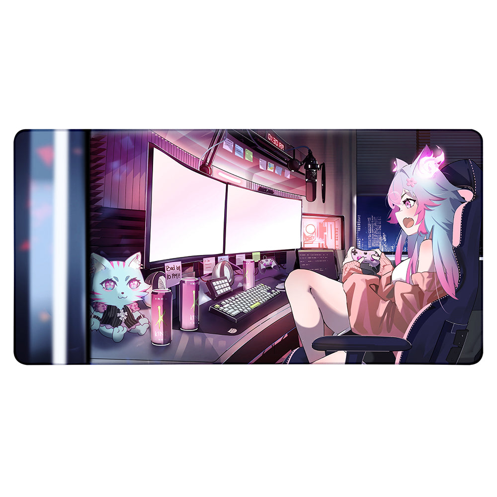 AkumaMikoVT Flashbang Gaming XXL Mousepad