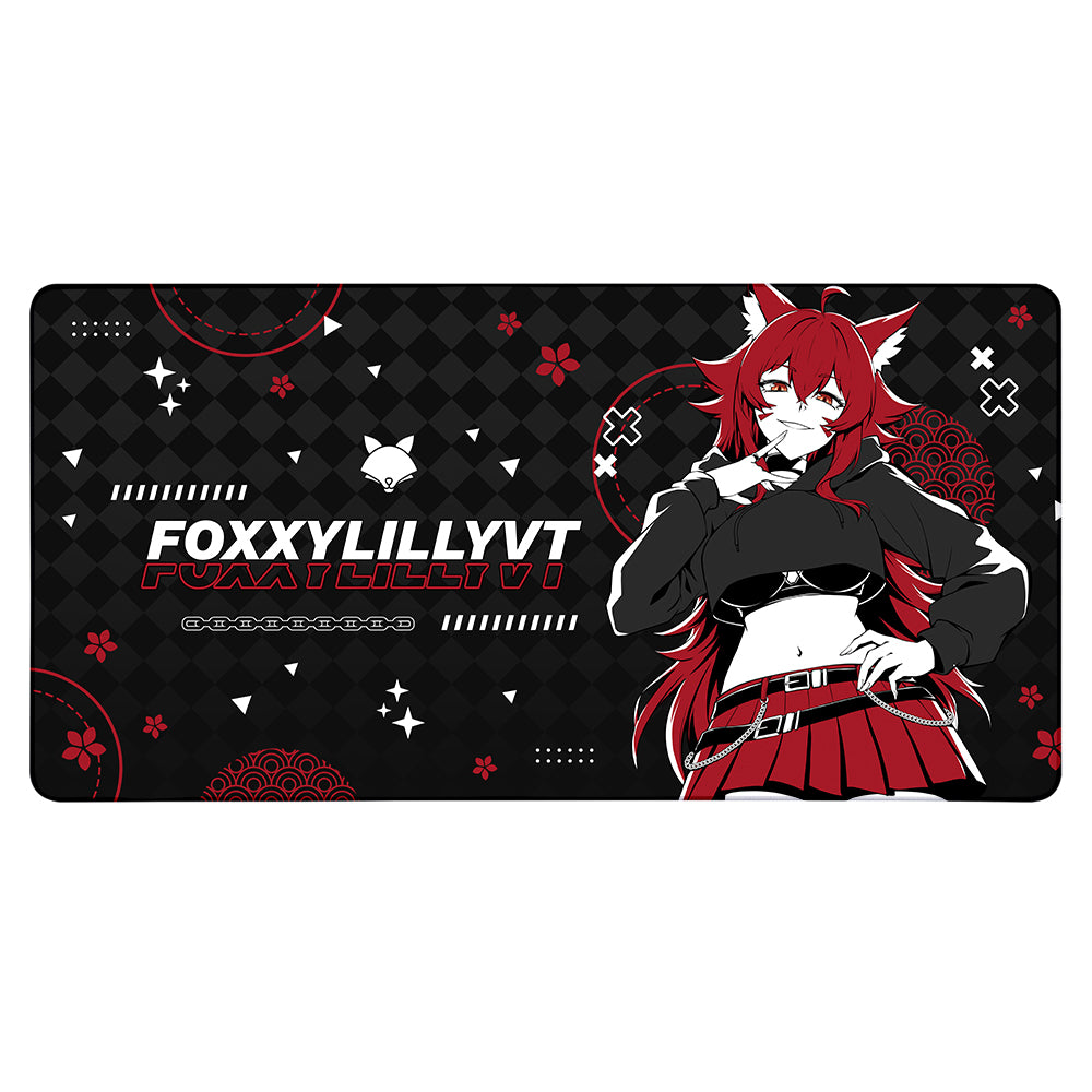 FoxxyLillyVT Mischievous Lil Fox XXL Mousepad