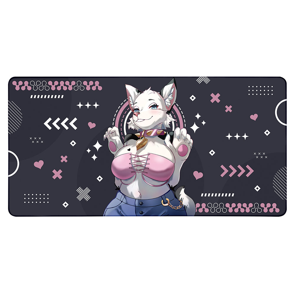 MaisieCorgi Pawsitively Fierce XXL Mousepad