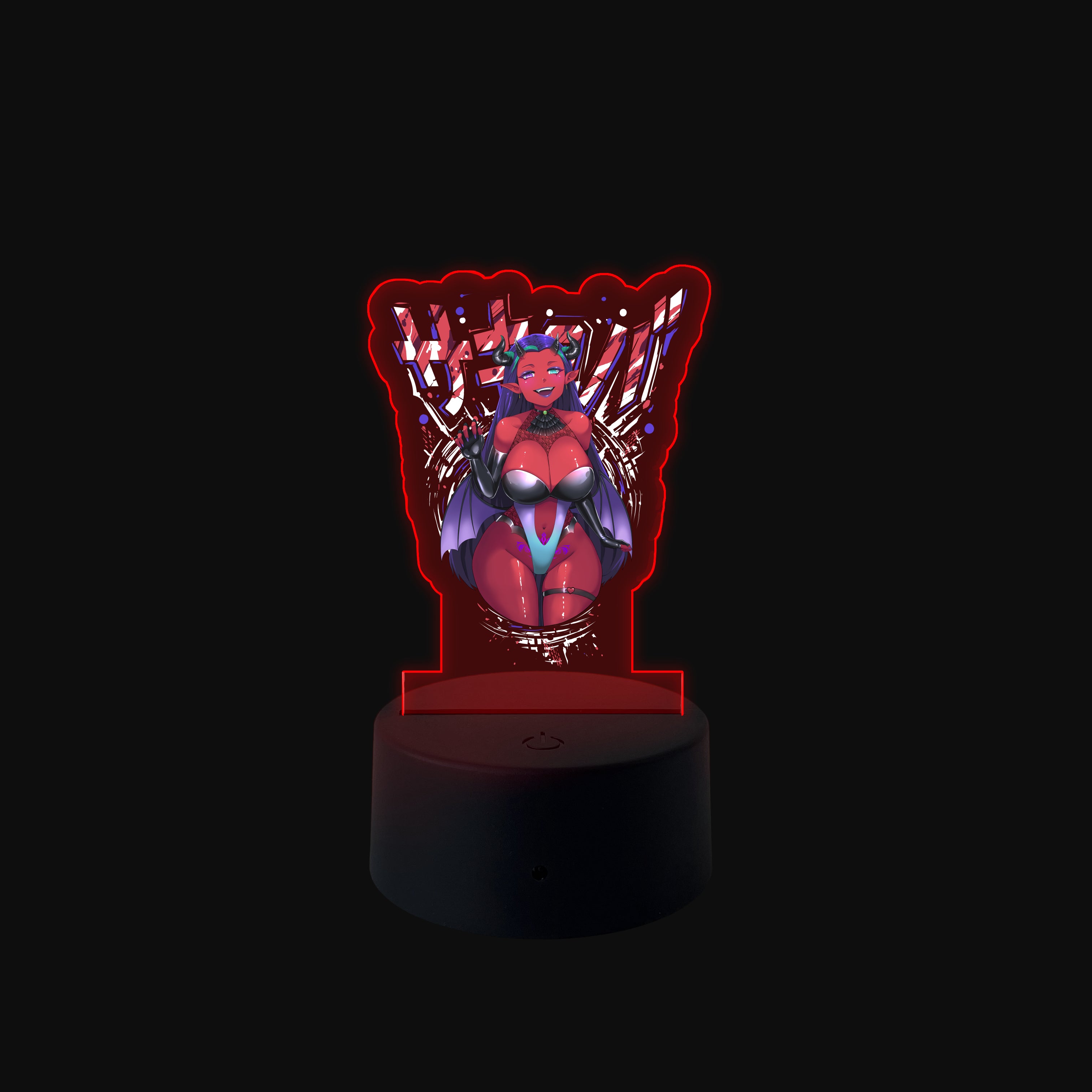 Akifae Succubae Led Desk Lamp Uwu Market