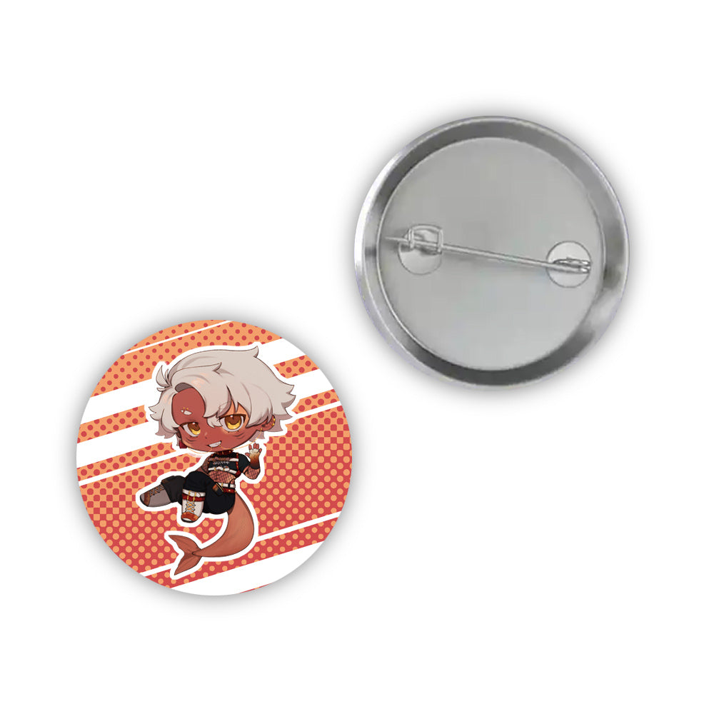 Yuitannn Chibi Racer Button Pin