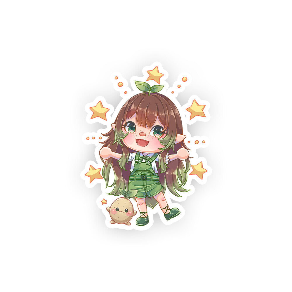 WhinyPotato Excited Sticker