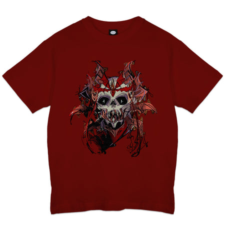 Vaal The Skull's Visage Dark Red T-Shirt