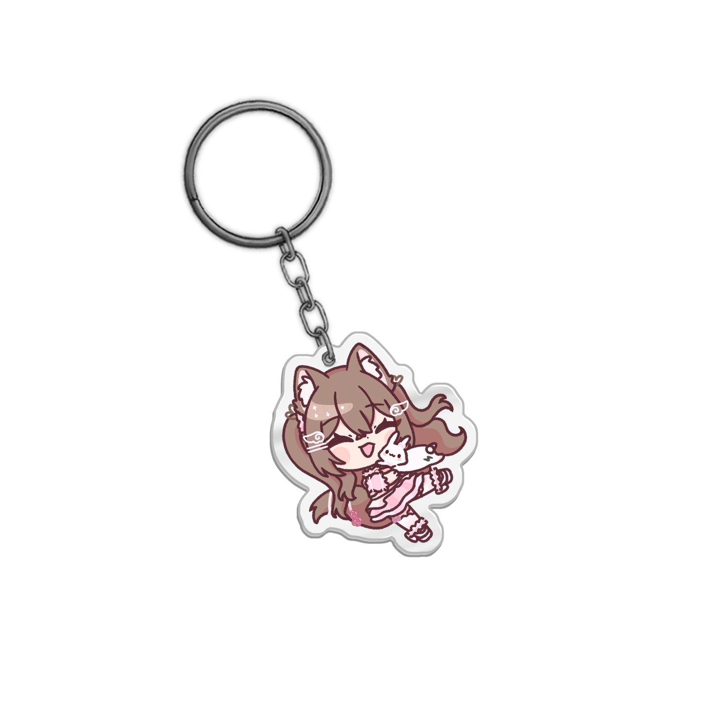 lilwetnoodle "Bun Spin" Keychain