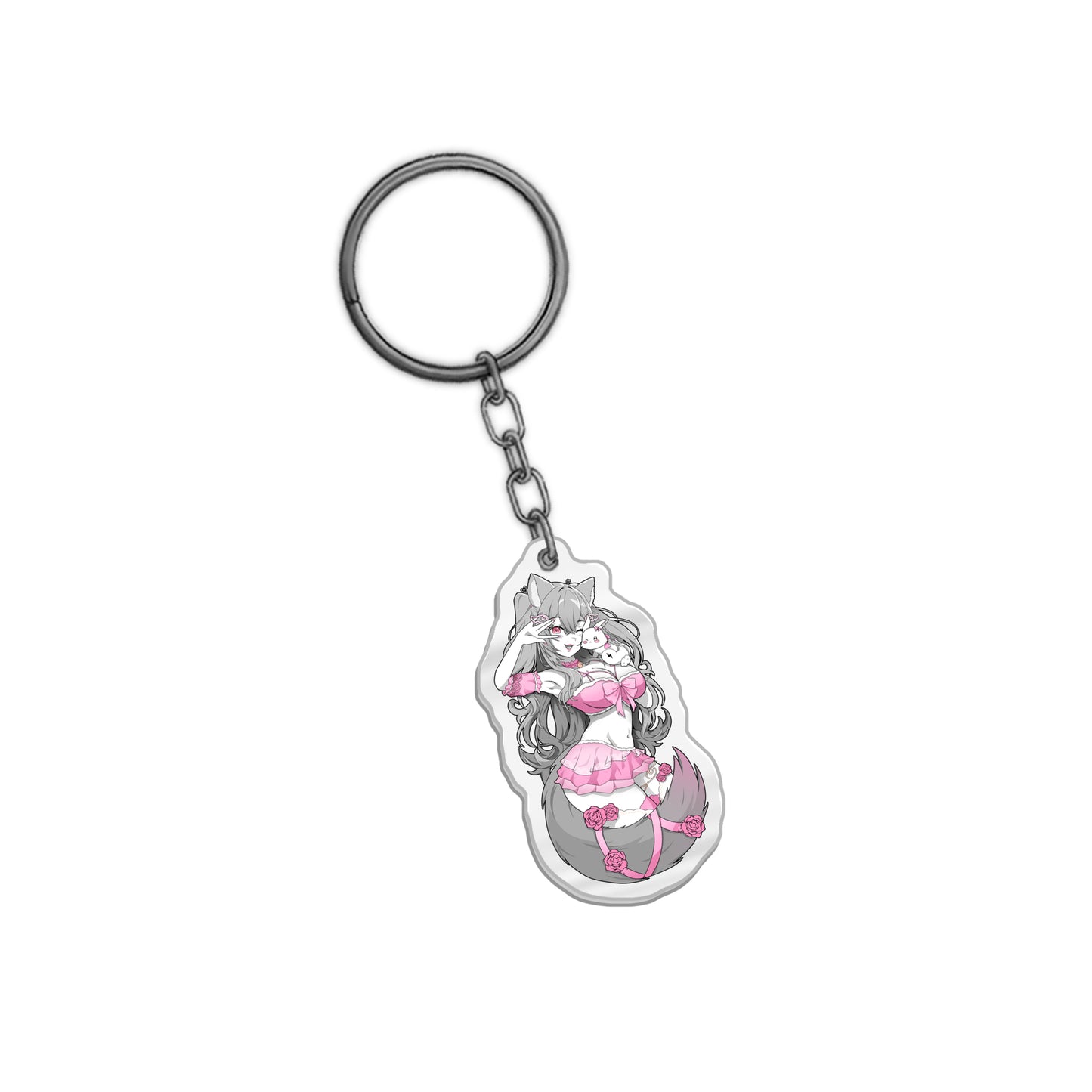 lilwetnoodle "Noodle Doodle" Keychain