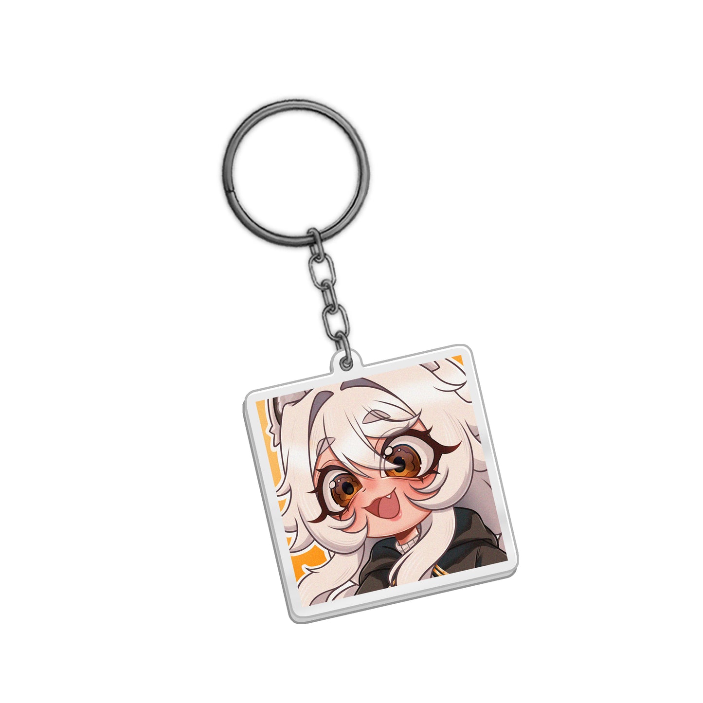 mochii_momo Square Keychain