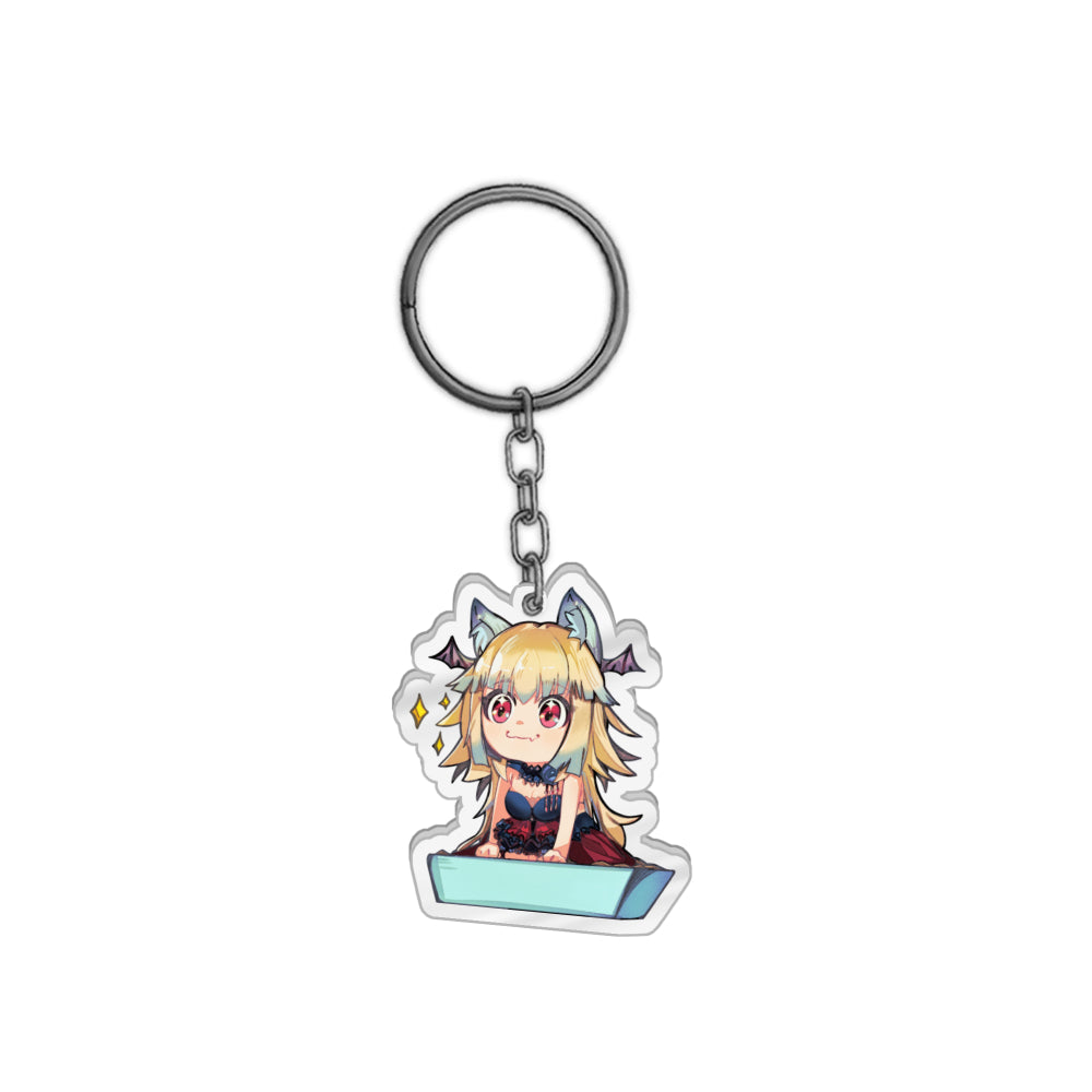momomeowy Litterbox Chibi Keychain
