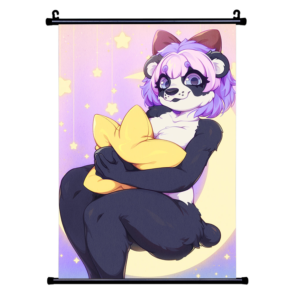 PescaPanda "magical panda" Wall Scroll