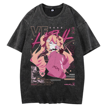 Veliful Acid Wash T-Shirt