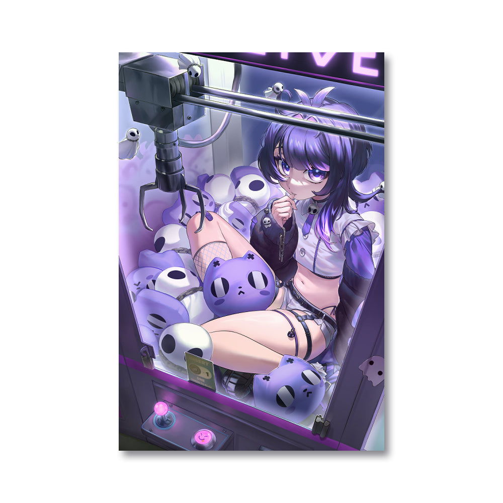 vikotheghost "Haunted Claw Machine" Poster