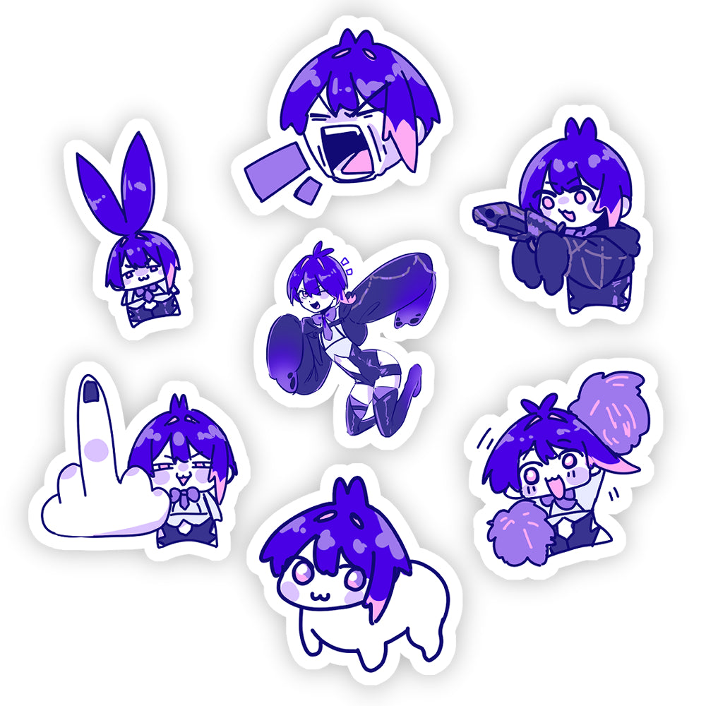 vikotheghost "Viko Emotes" Sticker Pack