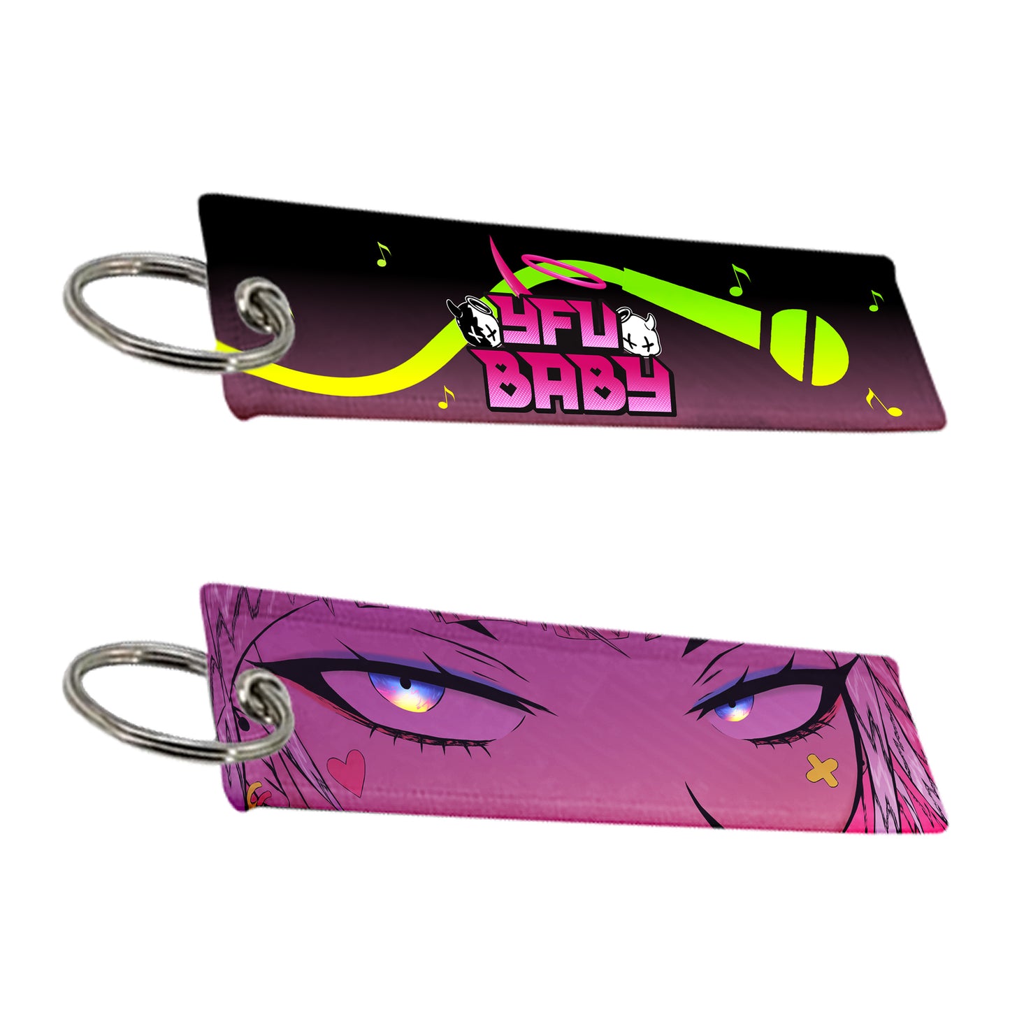 YFU BABY Fierce Jet Tag Keychain