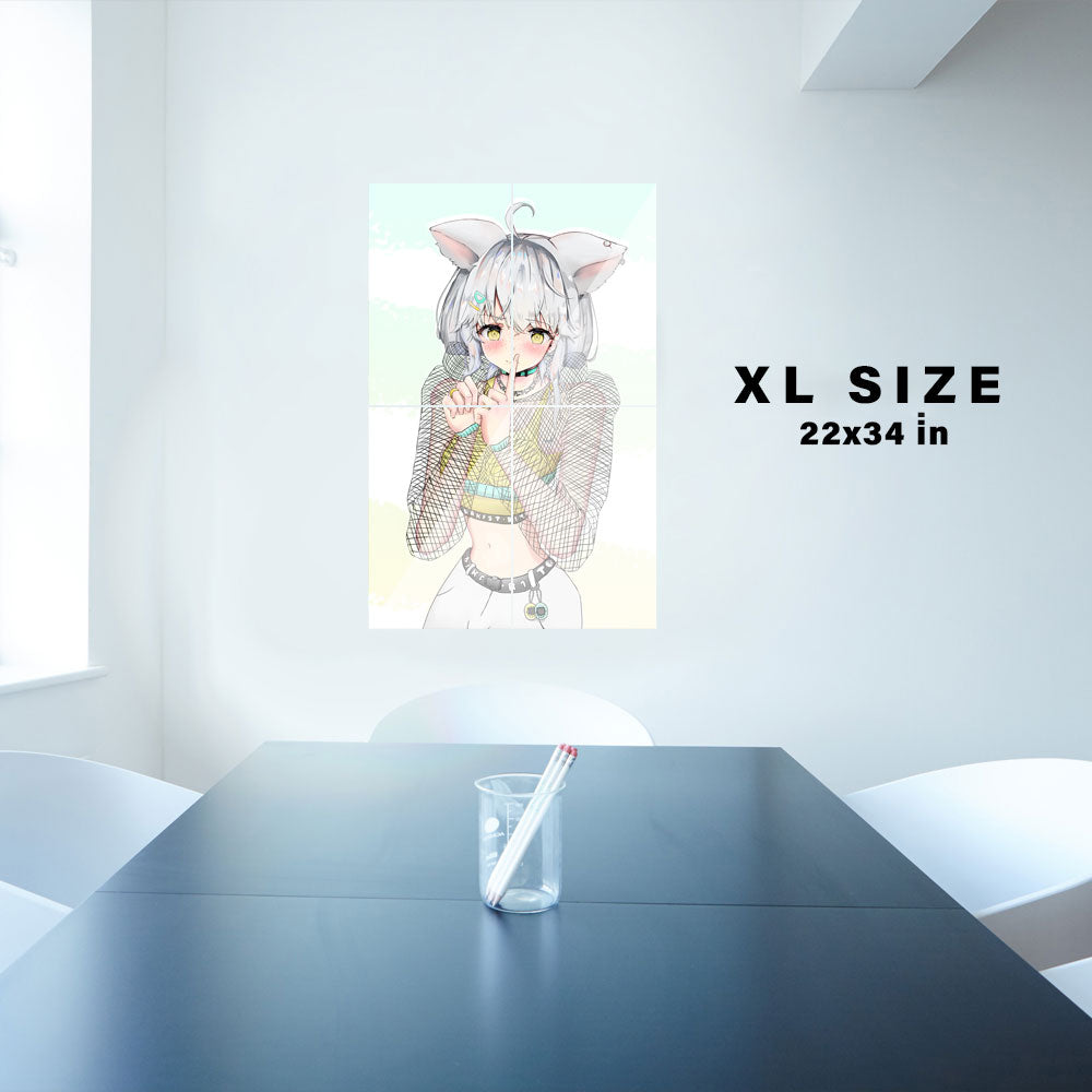 Breakfast Purrito VTuber Wall Art