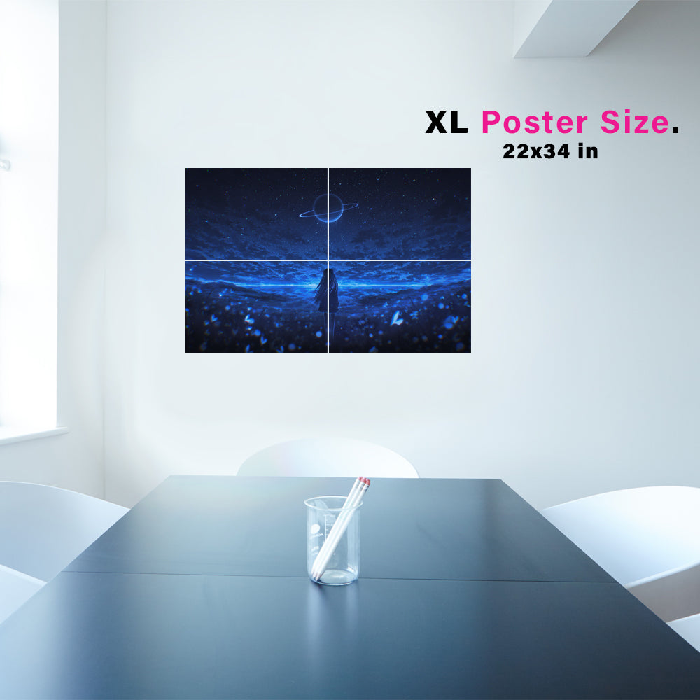 Dreamscape Blue Anime Poster