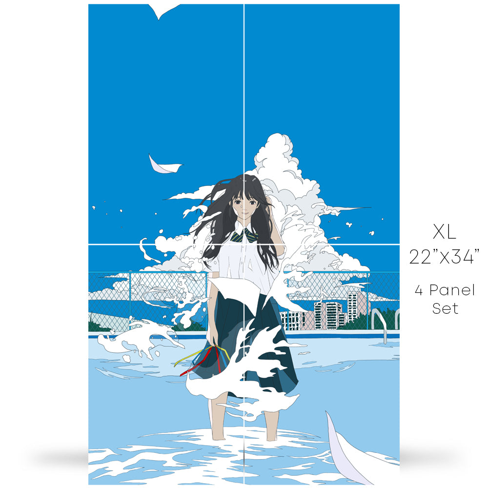 Girl in the City Anime Poster