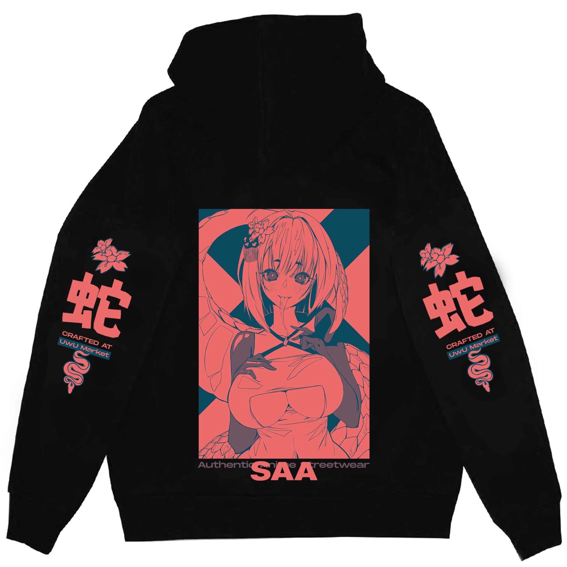 Saa Retro Anime Streetwear Hoodie Uwu Market