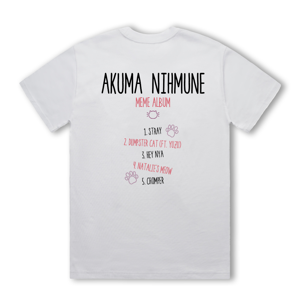 Numi Nya Meme Album T-Shirt (White)
