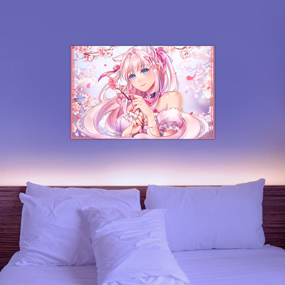 Saki Cherry Blossom Poster