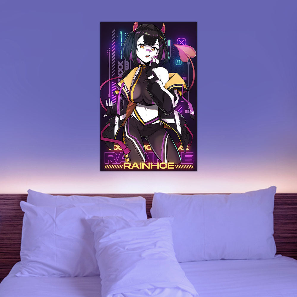 Rainhoe Cyberpunk Poster