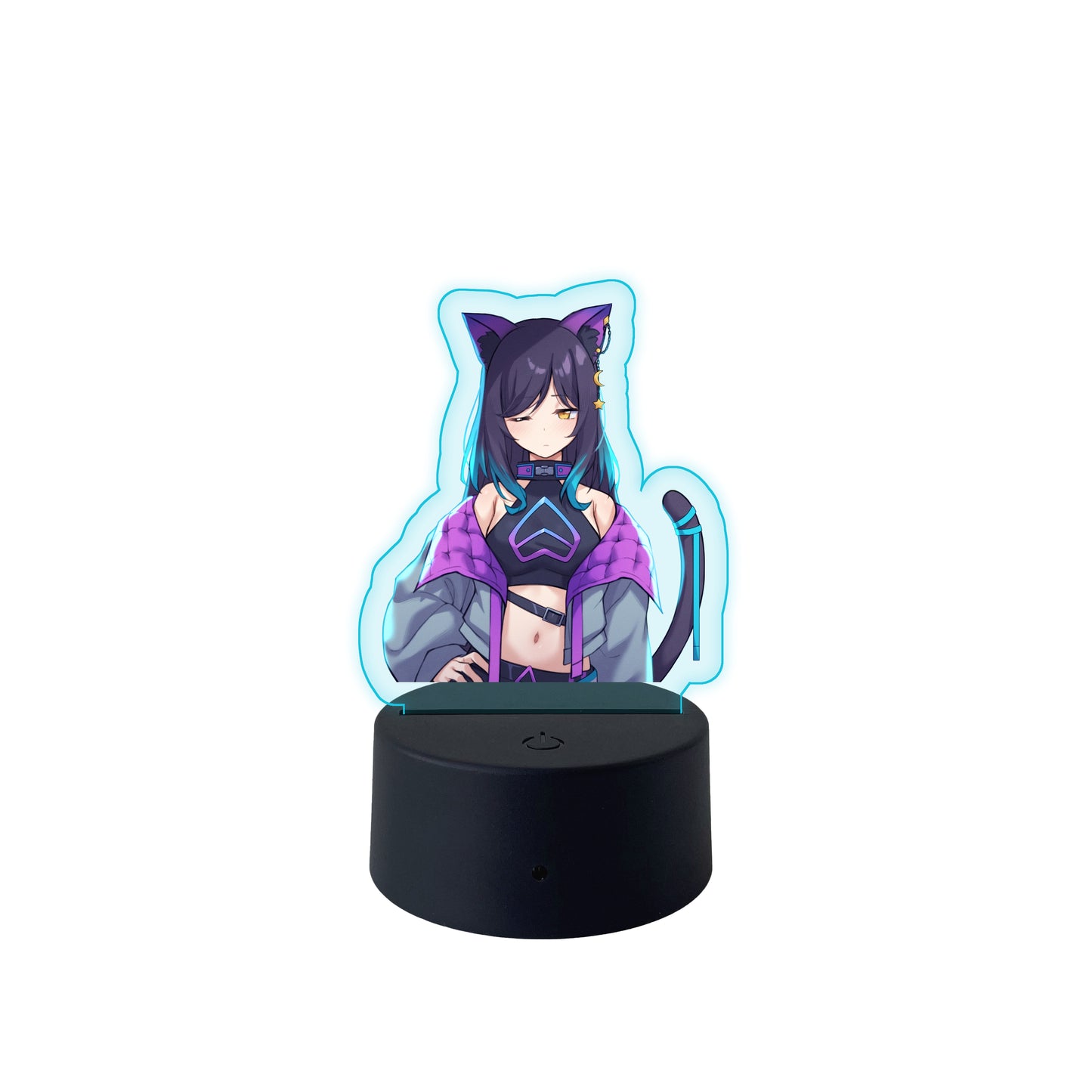 0EveZ "retrowave" LED Desk Lamp