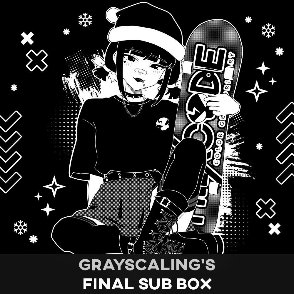 GrayScaling Monthly Merch Subscription Box